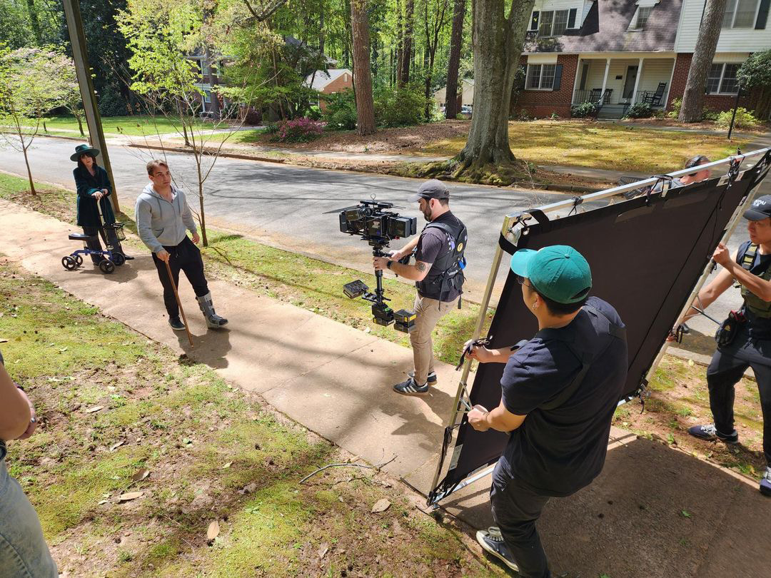 Behind-the-scenes production image